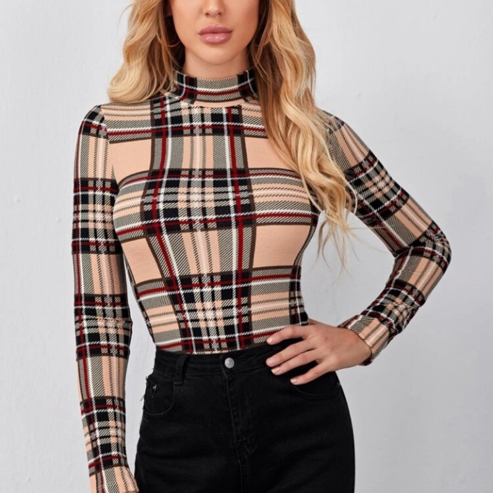 Plaid long sleeve
